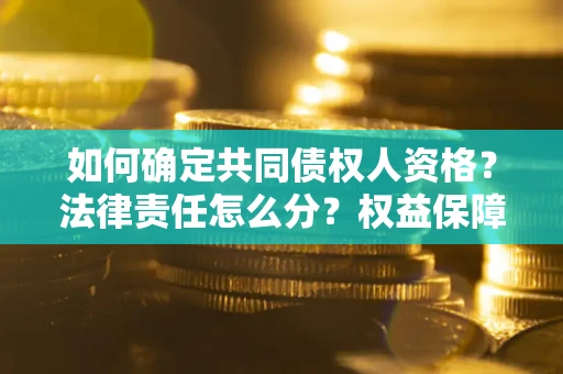 北京如何确定共同债权人资格？法律责任怎么分？权益保障技巧揭秘！