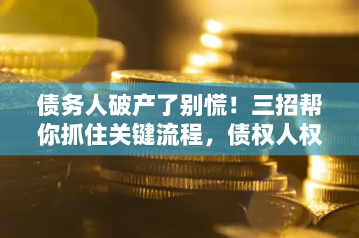 北京债务人破产了别慌！三招帮你抓住关键流程，债权人权益不再缩水
