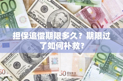 北京担保追偿期限多久？期限过了如何补救？