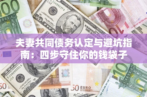 北京夫妻共同债务认定与避坑指南：四步守住你的钱袋子
