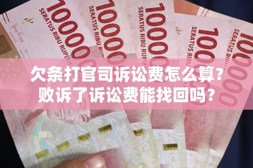 北京欠条打官司诉讼费怎么算？败诉了诉讼费能找回吗？